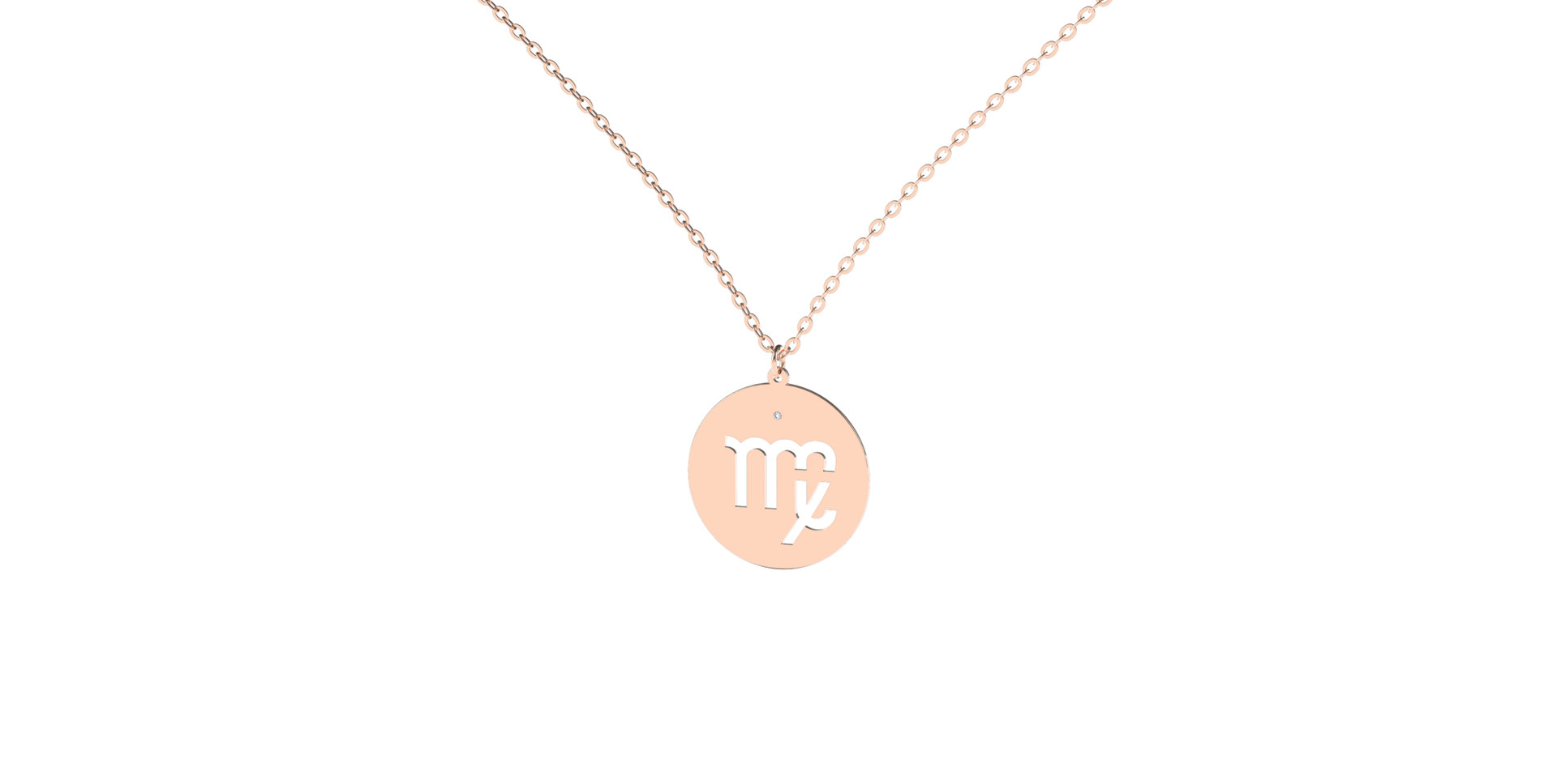 Diamond necklace Virgo