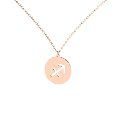 Diamond necklace Sagittarius