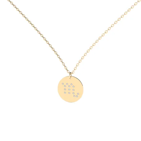 Diamond necklace Scorpio