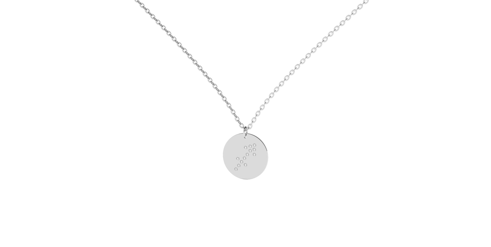 Diamond necklace Sagittarius