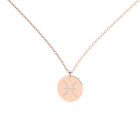 Diamond necklace Pisces