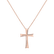 Diamond pendant Rose Cross2