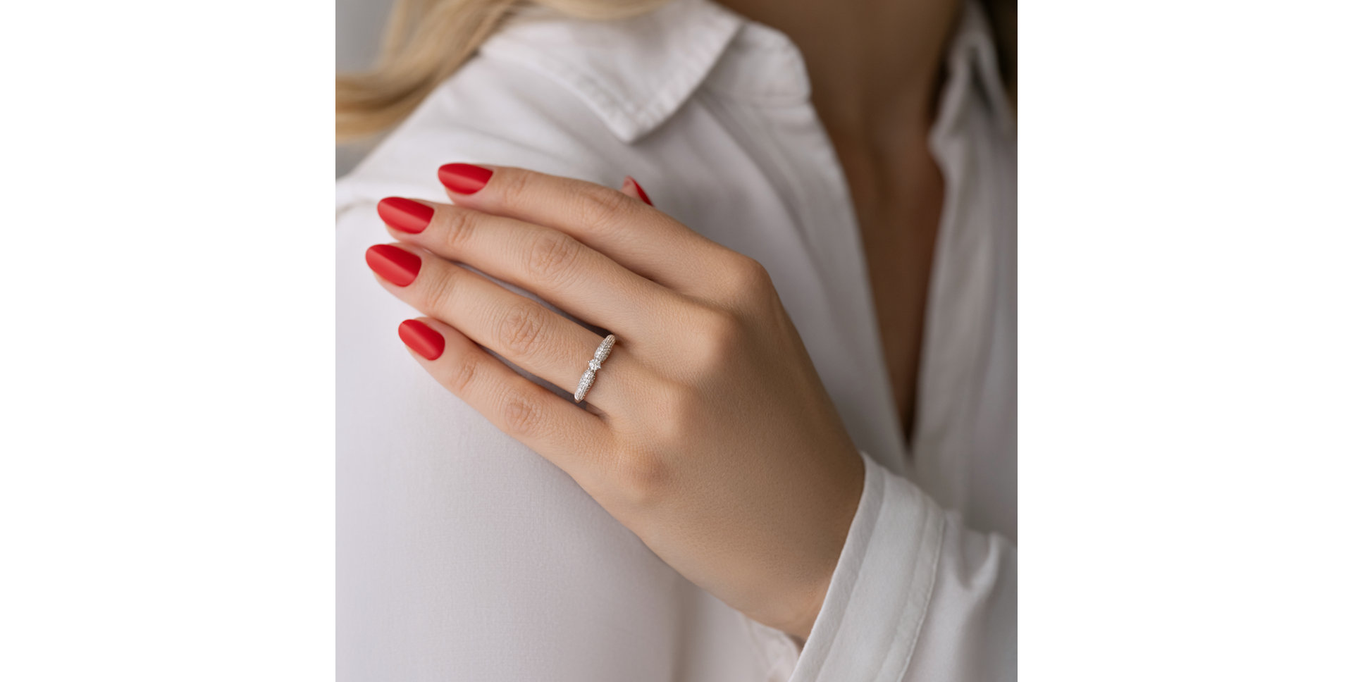 14ct white gold diamond ring Luxury Addiction