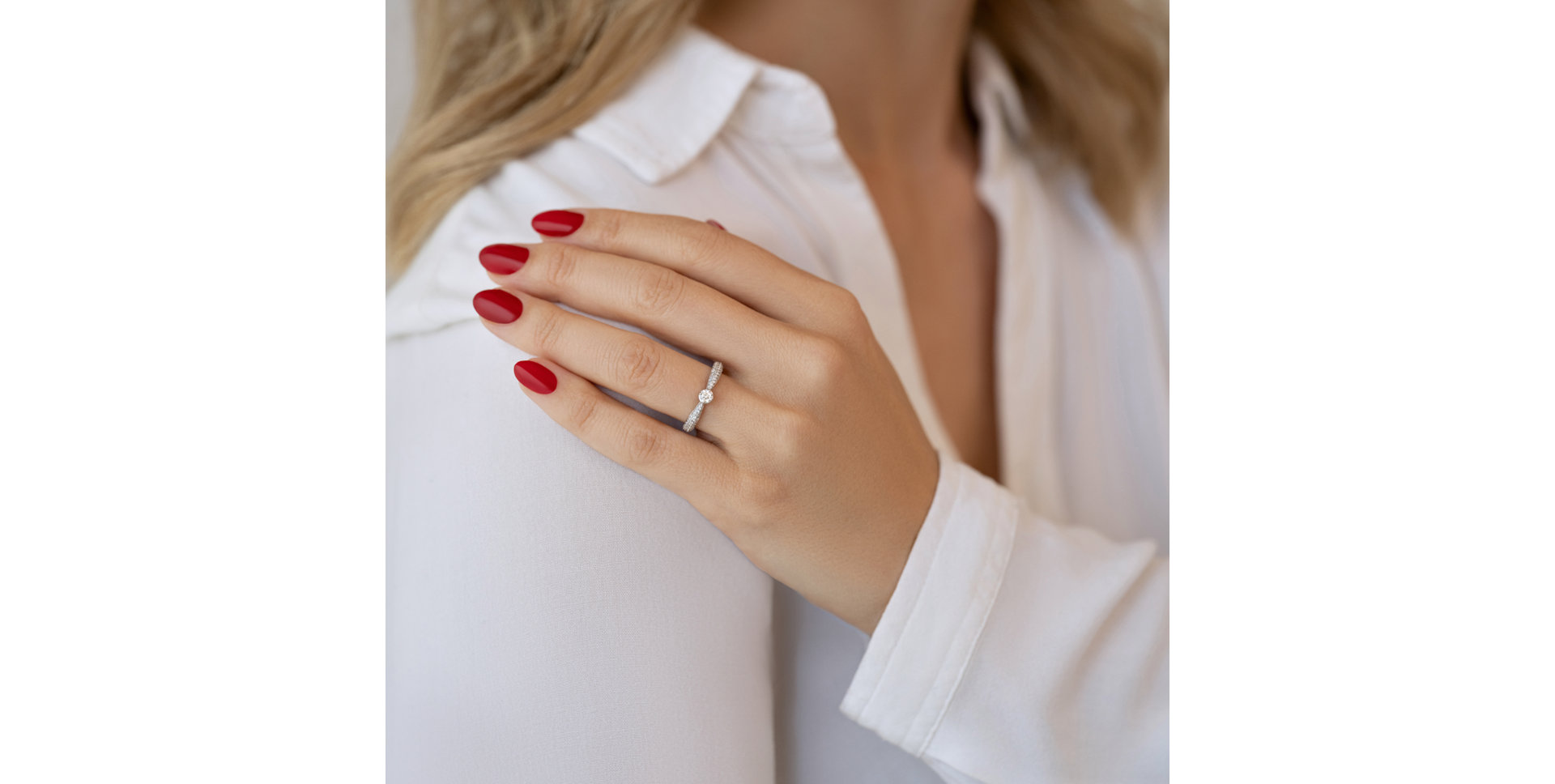 14ct white gold diamond ring Dream Ritual