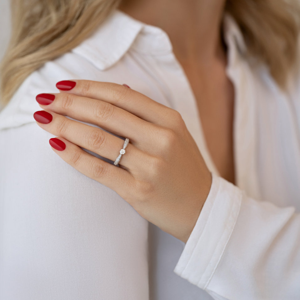 14ct white gold diamond ring Dream Ritual