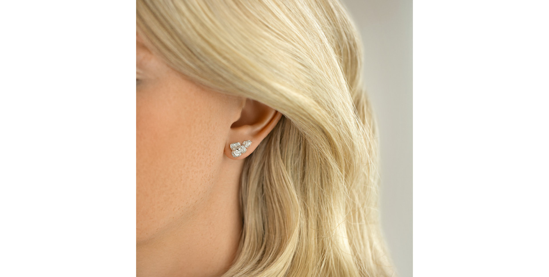 Diamond earrings Flower Impulse