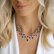 Diamond necklace with Sapphire Princess Fantasy4