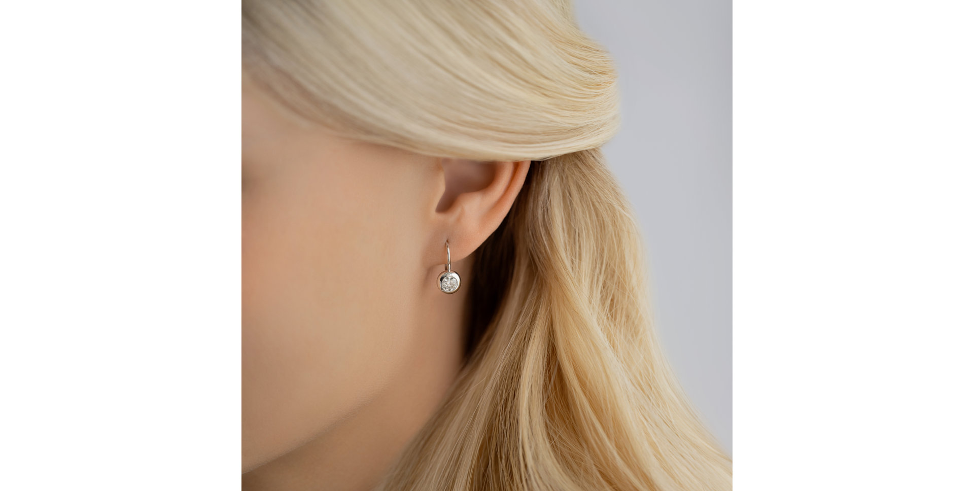Diamond earrings Sparkling Dots