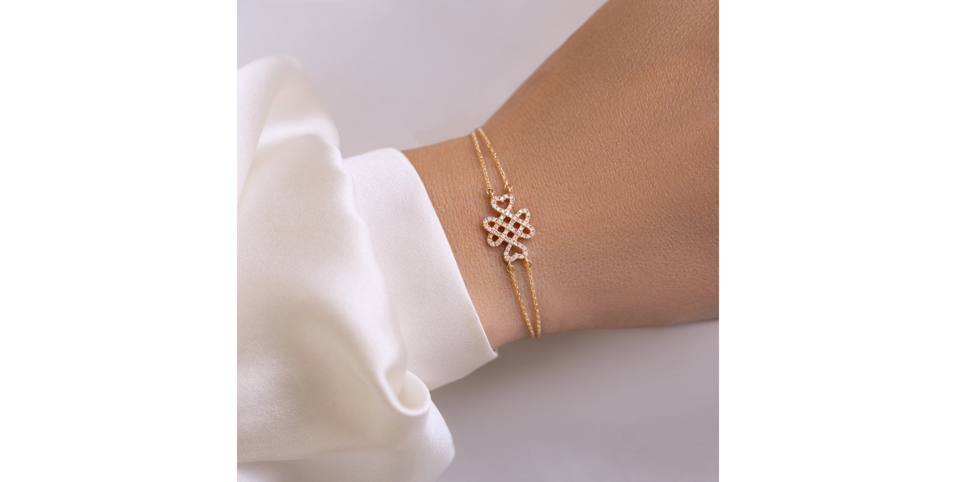 Bracelet with diamonds Heart Affair
