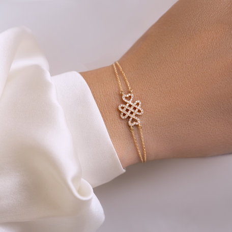 Bracelet with diamonds Heart Affair