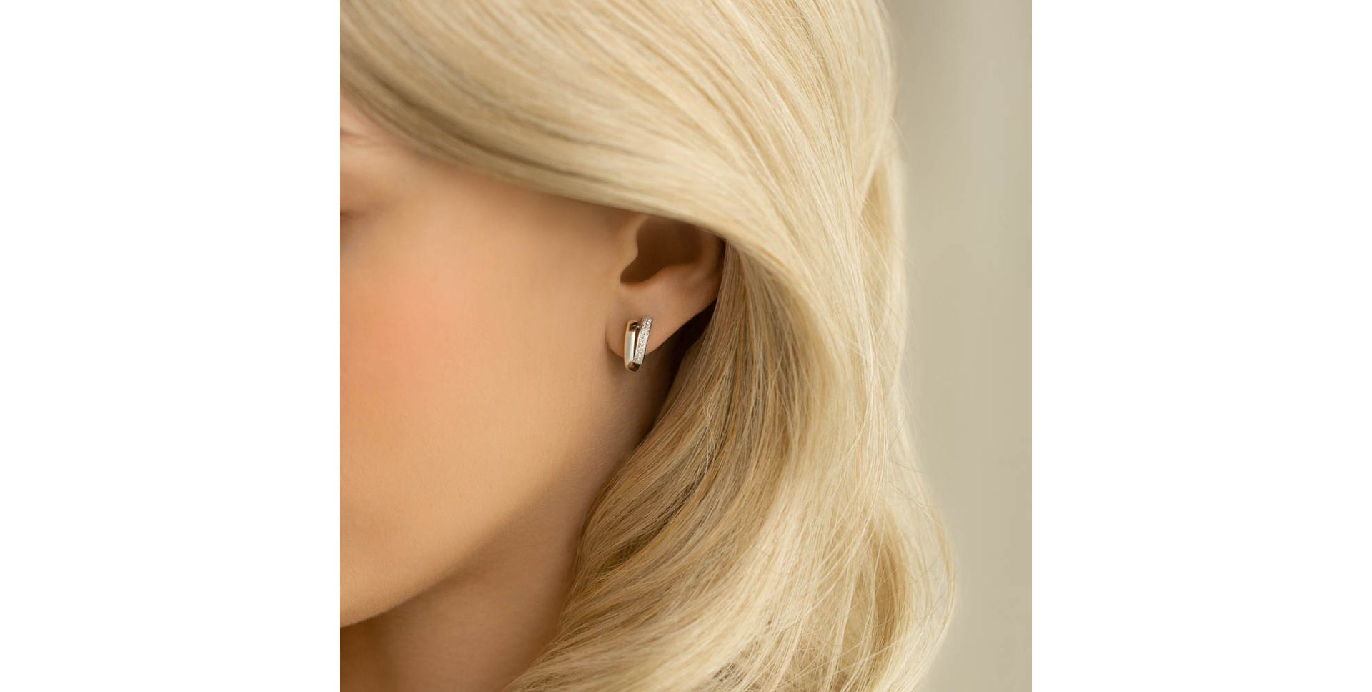 Diamond earrings Radiant Feeling