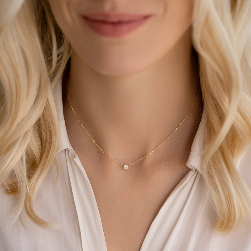 Diamond necklace Essential Drop