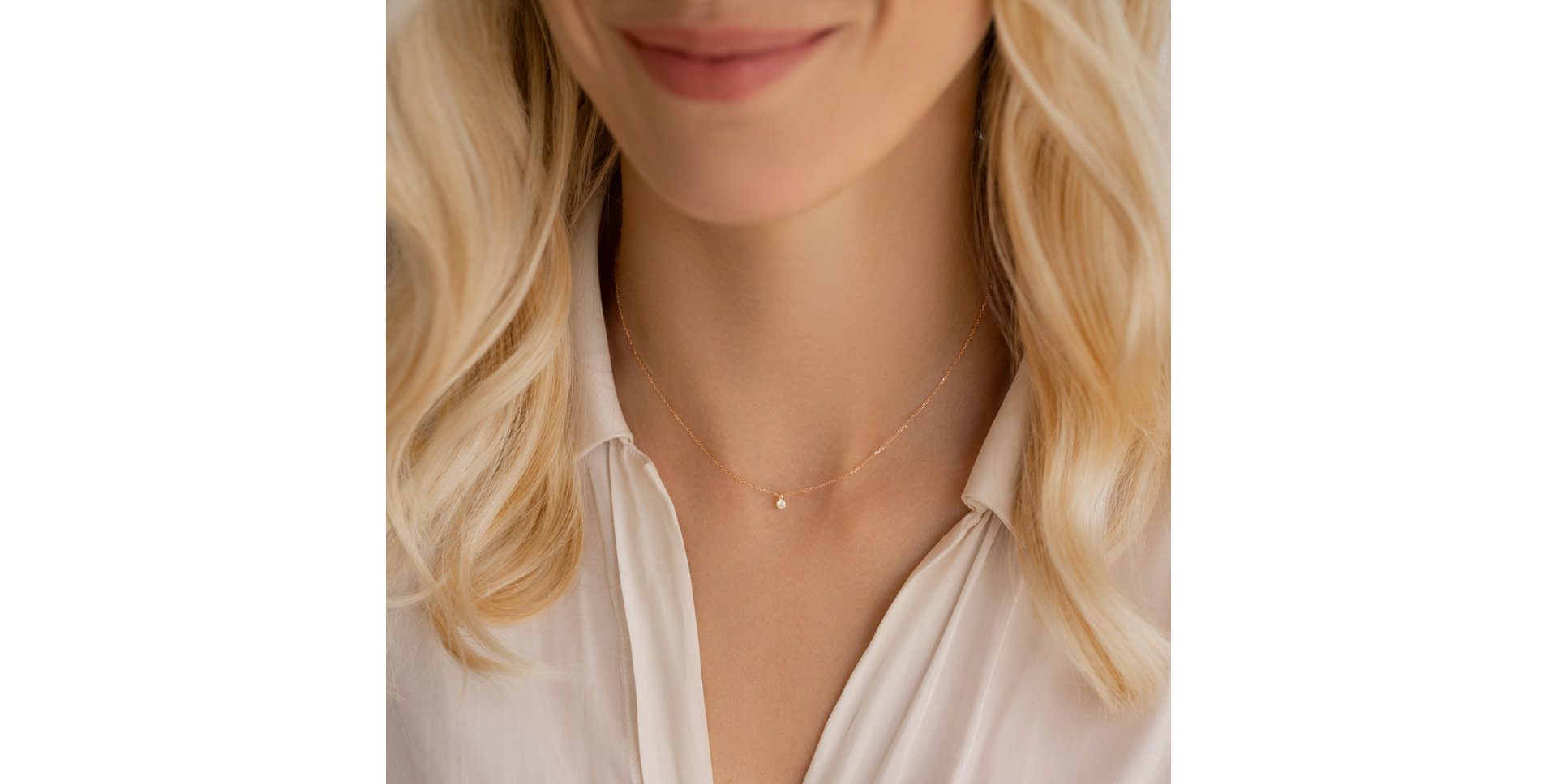 Diamond necklace Eternal Drop