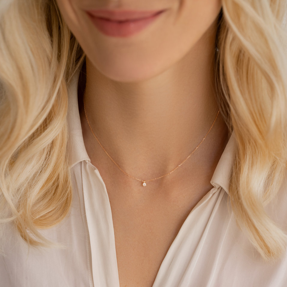 Diamond necklace Eternal Drop