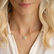 Diamond necklace with Sapphire Sparkling Rise3