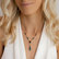 Diamond necklace with gemstones Serenity3