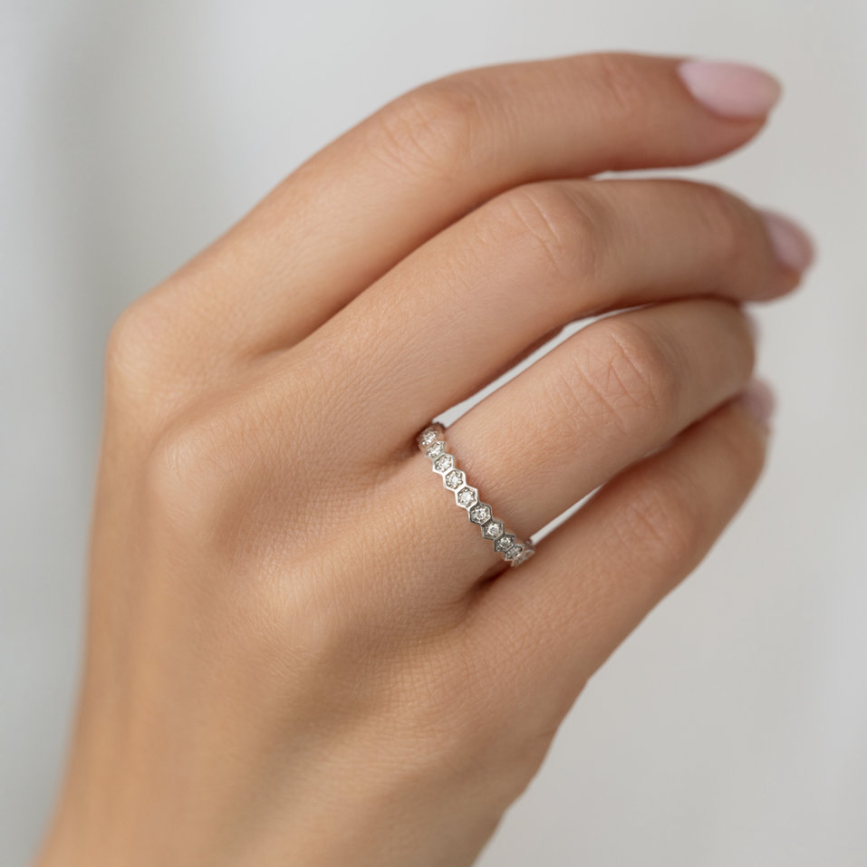 Diamond ring Unique Infinity