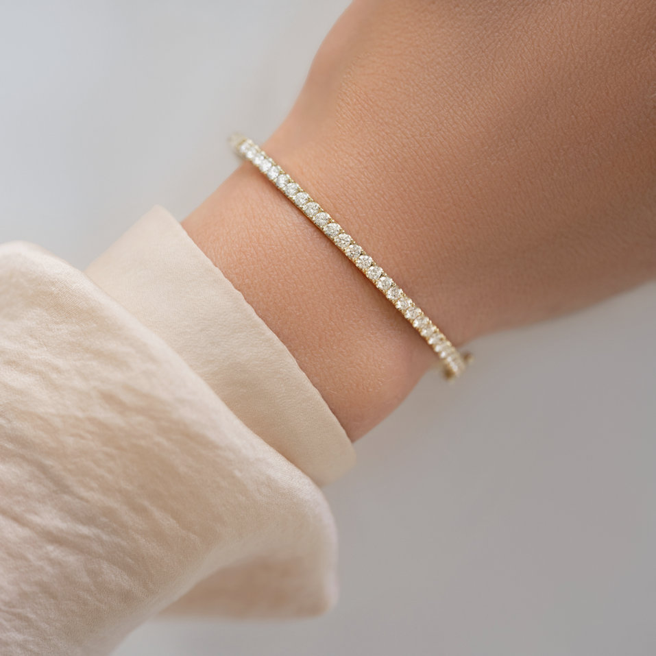 Bracelet with diamonds Simplicity