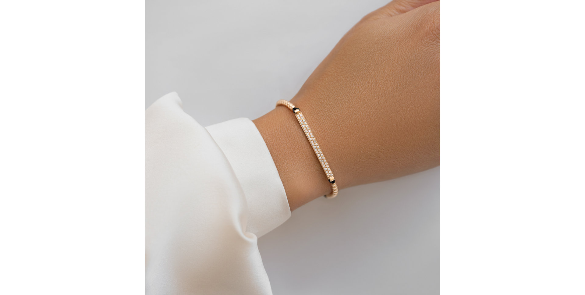 Bracelet with diamonds Shamballa