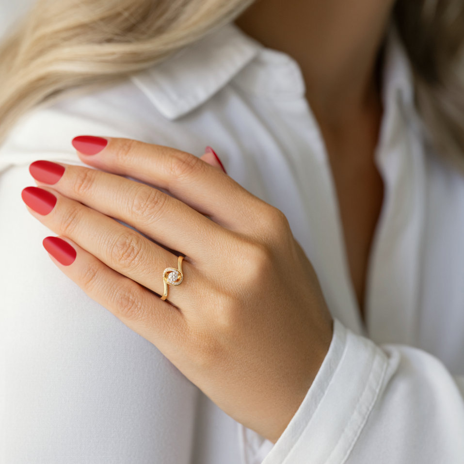 Diamond ring Celestial Shimmer