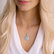 Diamond pendant with Chalcedony Blossom Grace3