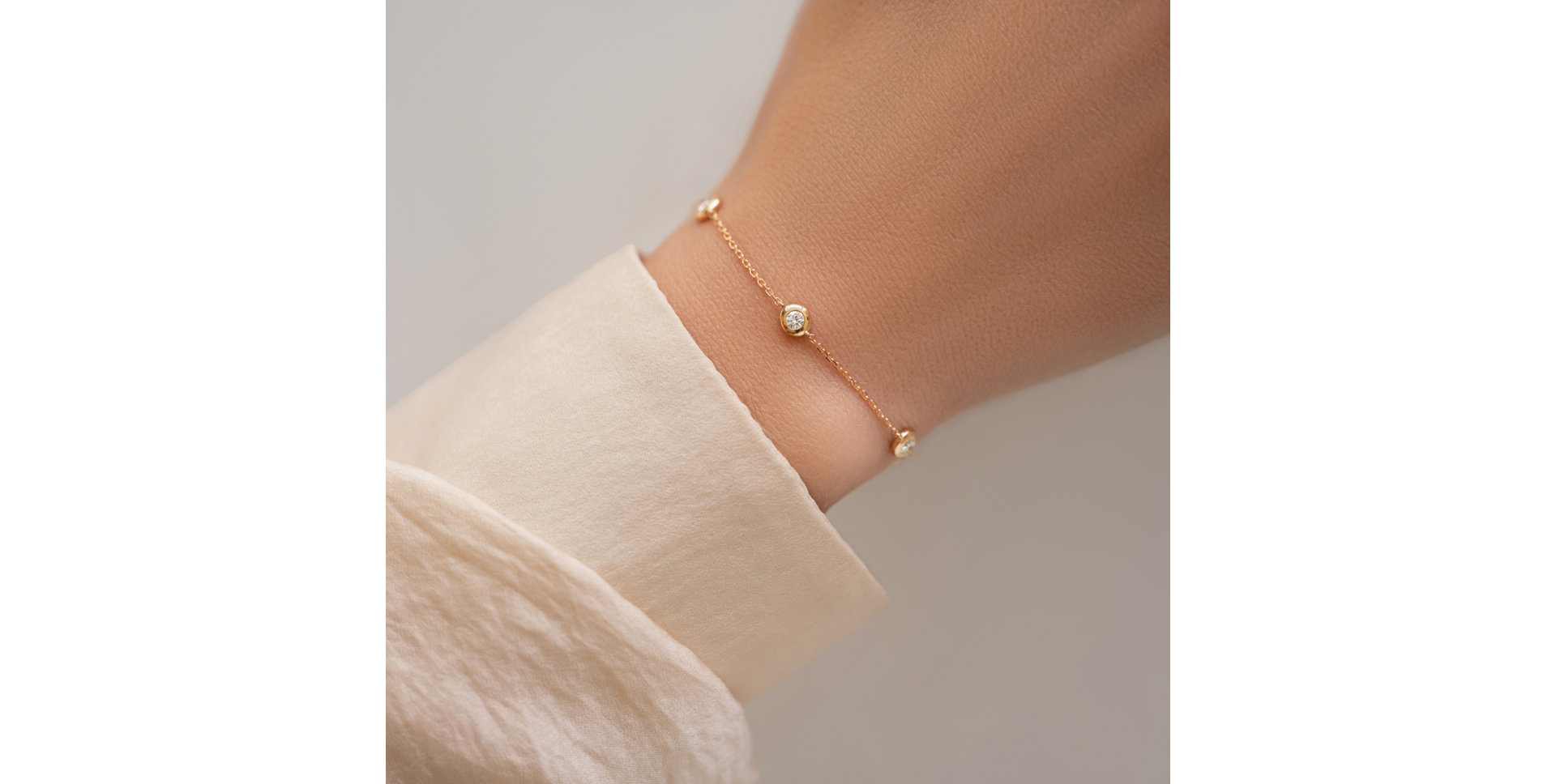 Bracelet with diamonds Sparkling Dot