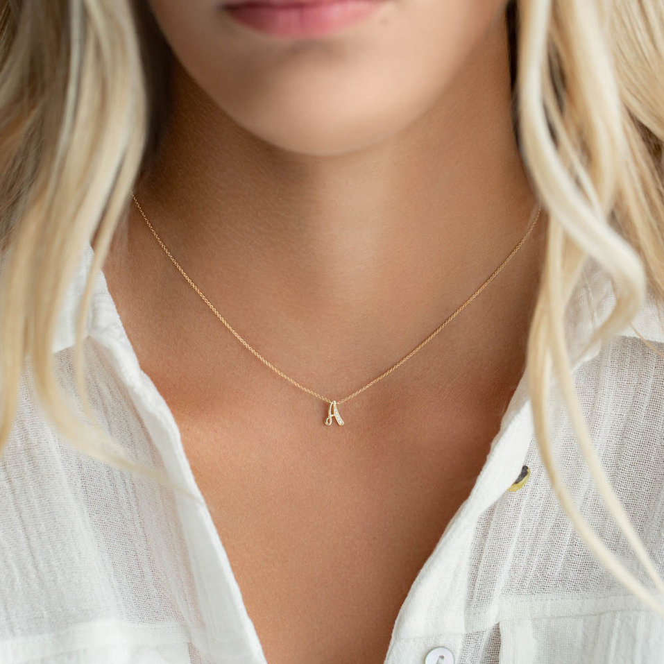 Diamond necklace Curly Diamonds D