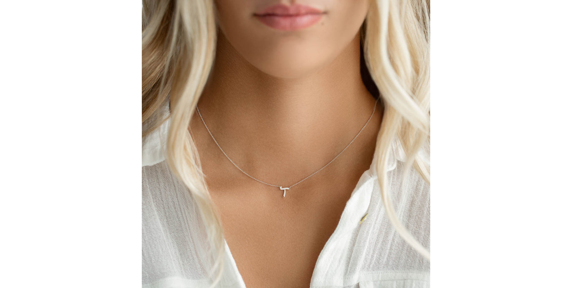 Diamond necklace Curly Diamonds T