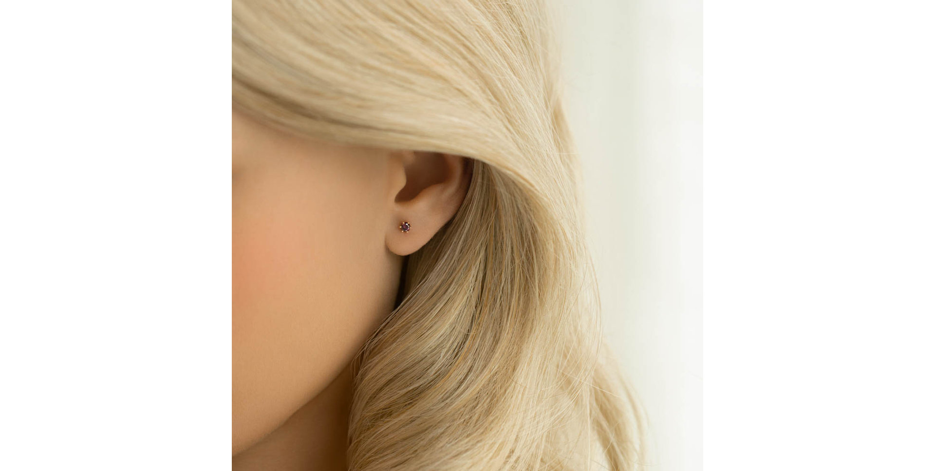 Earrings with pink diamonds Vesper Romance