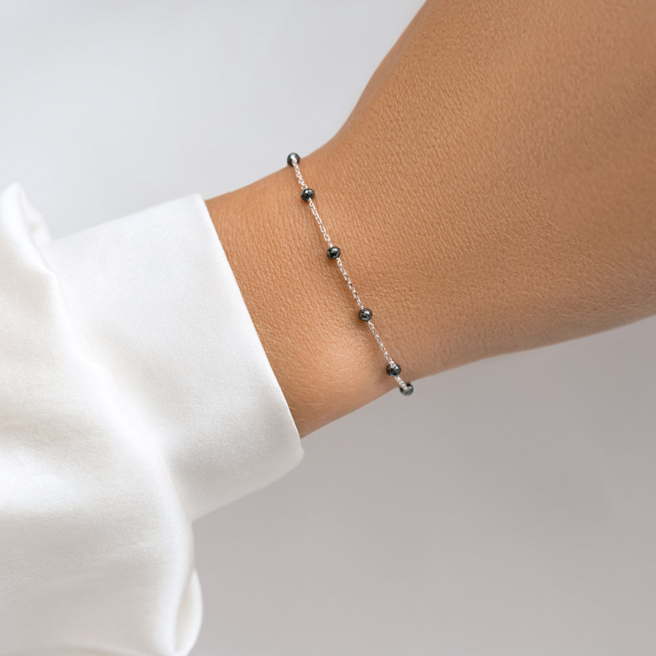 Bracelet with black diamonds Mirrabella