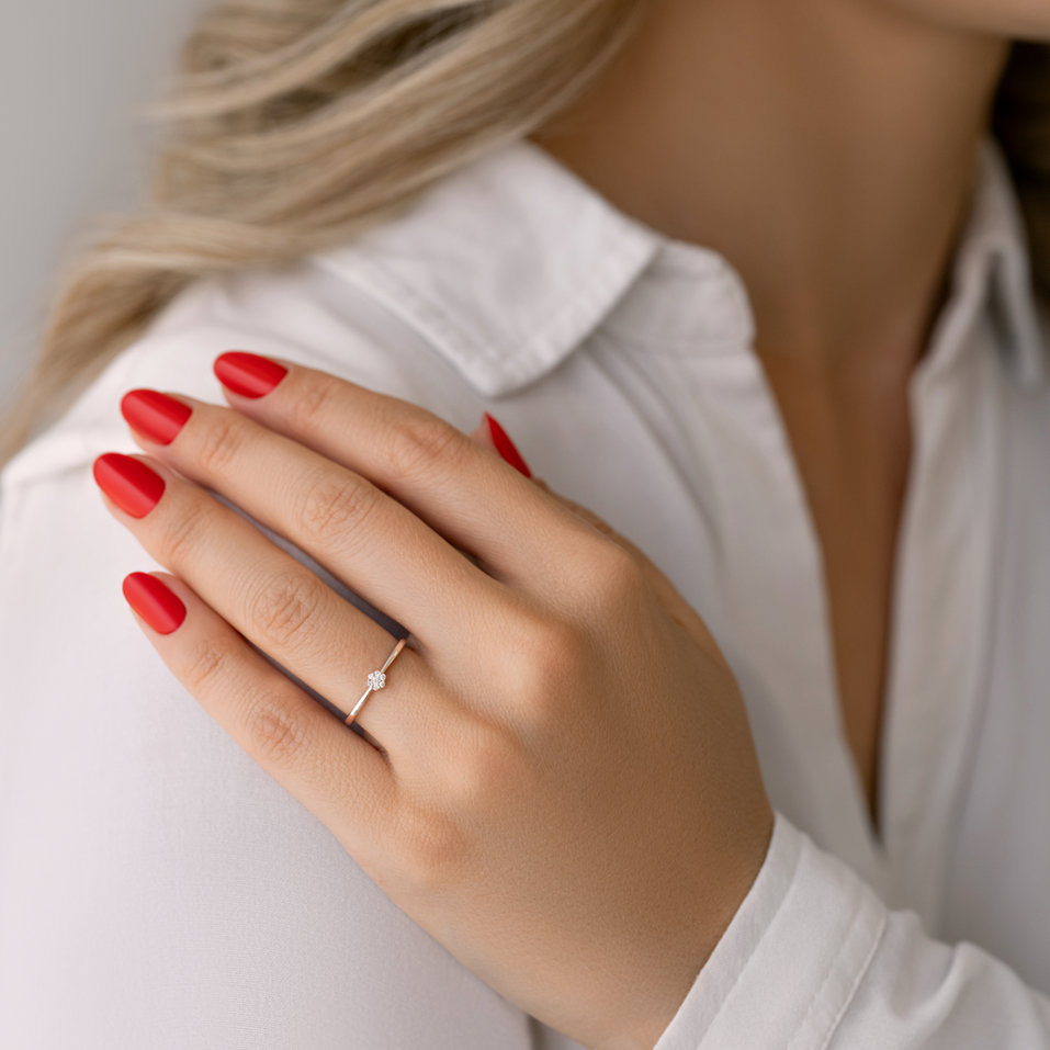 Diamond ring Shiny Flower