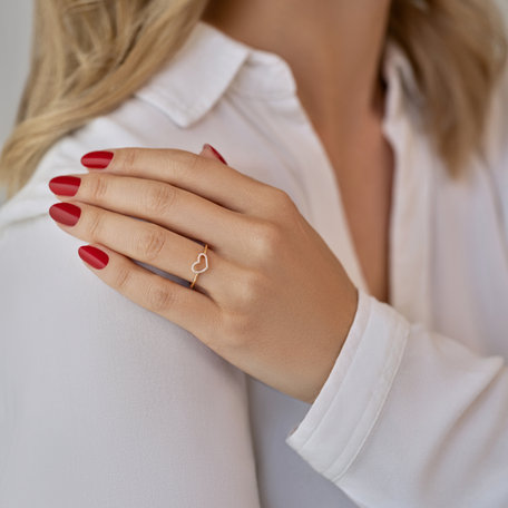 Diamond ring Heart of Infatuation
