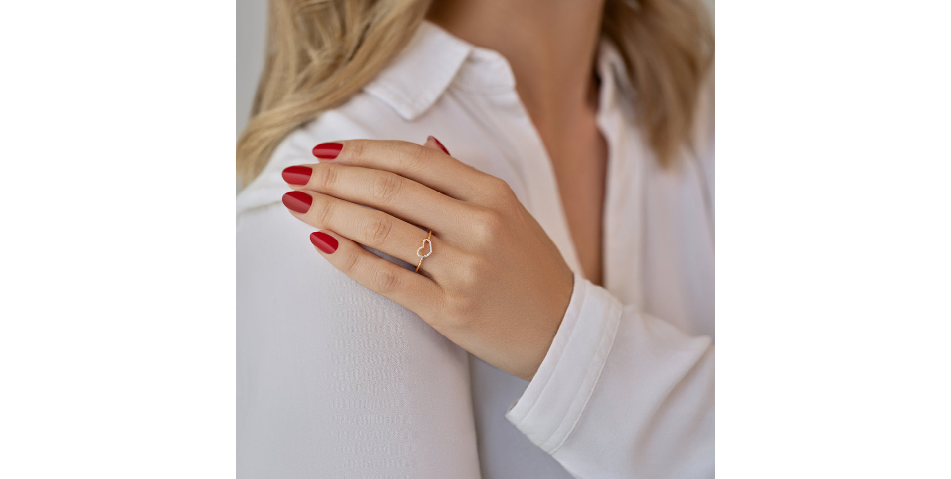 Diamond ring Heart of Infatuation