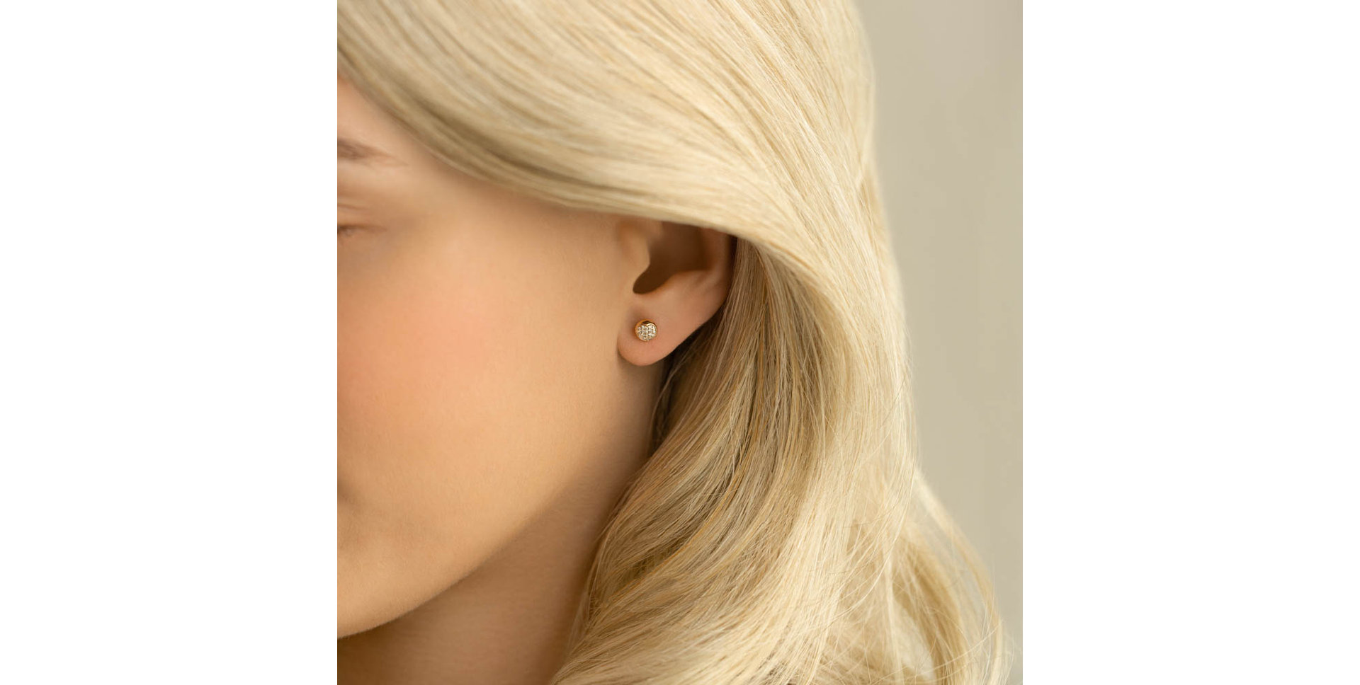 Diamond earrings Charming Dots