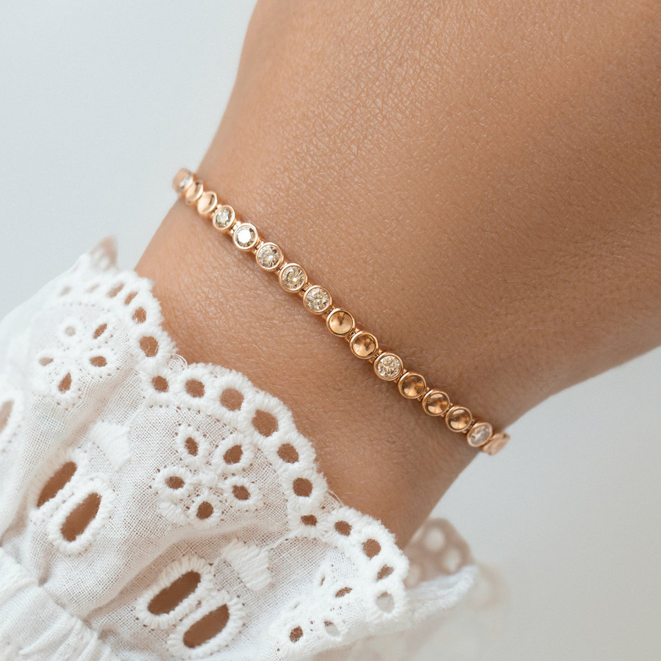 Bracelet with brown diamonds Essential Brilliance