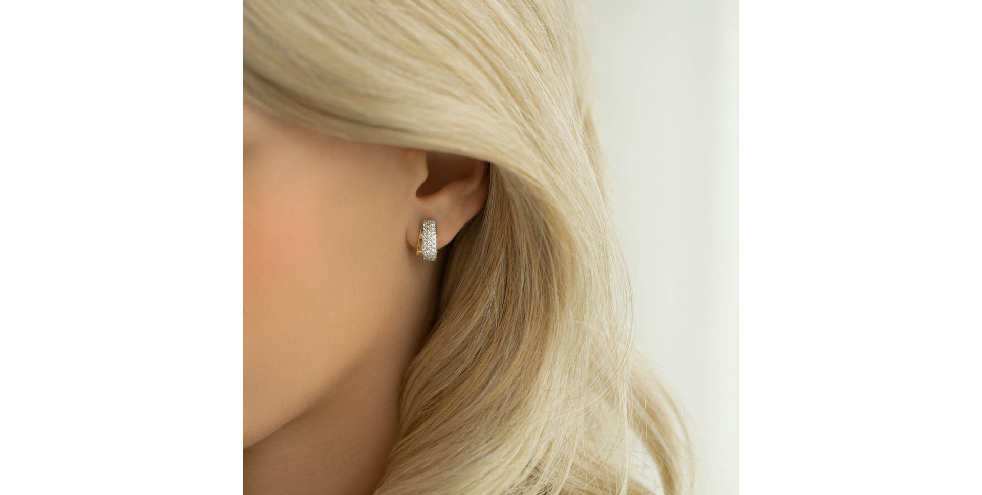 Diamond earrings Galaxy Poem