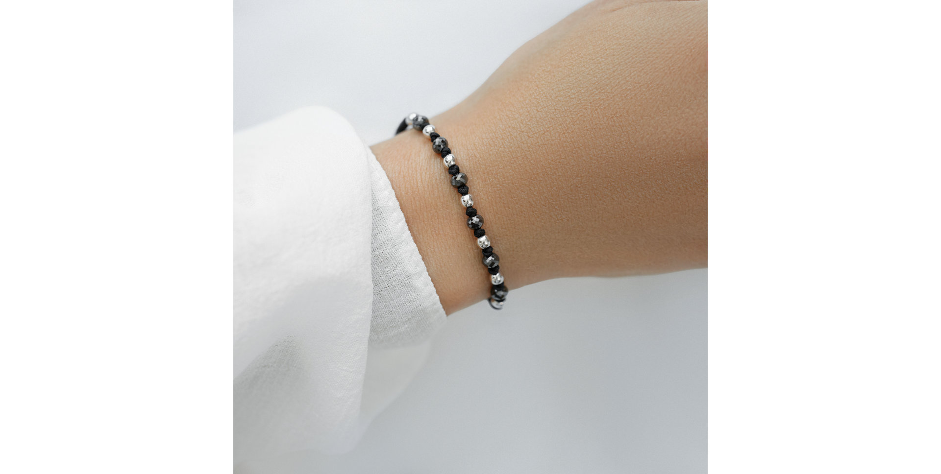 Bracelet with black diamonds Dark Magic