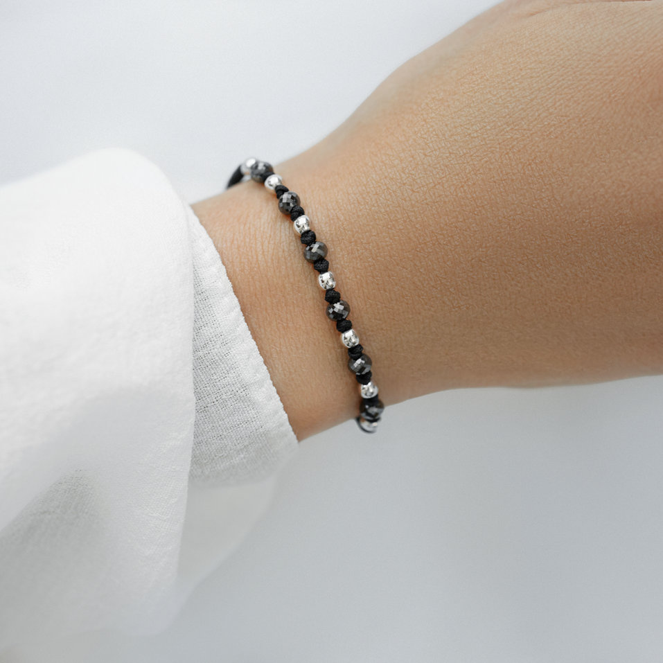Bracelet with black diamonds Dark Magic