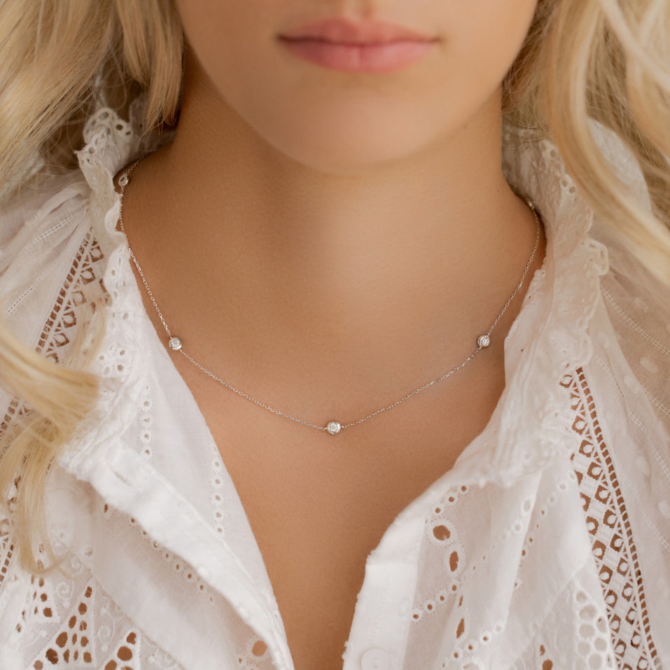 Diamond necklace Dots