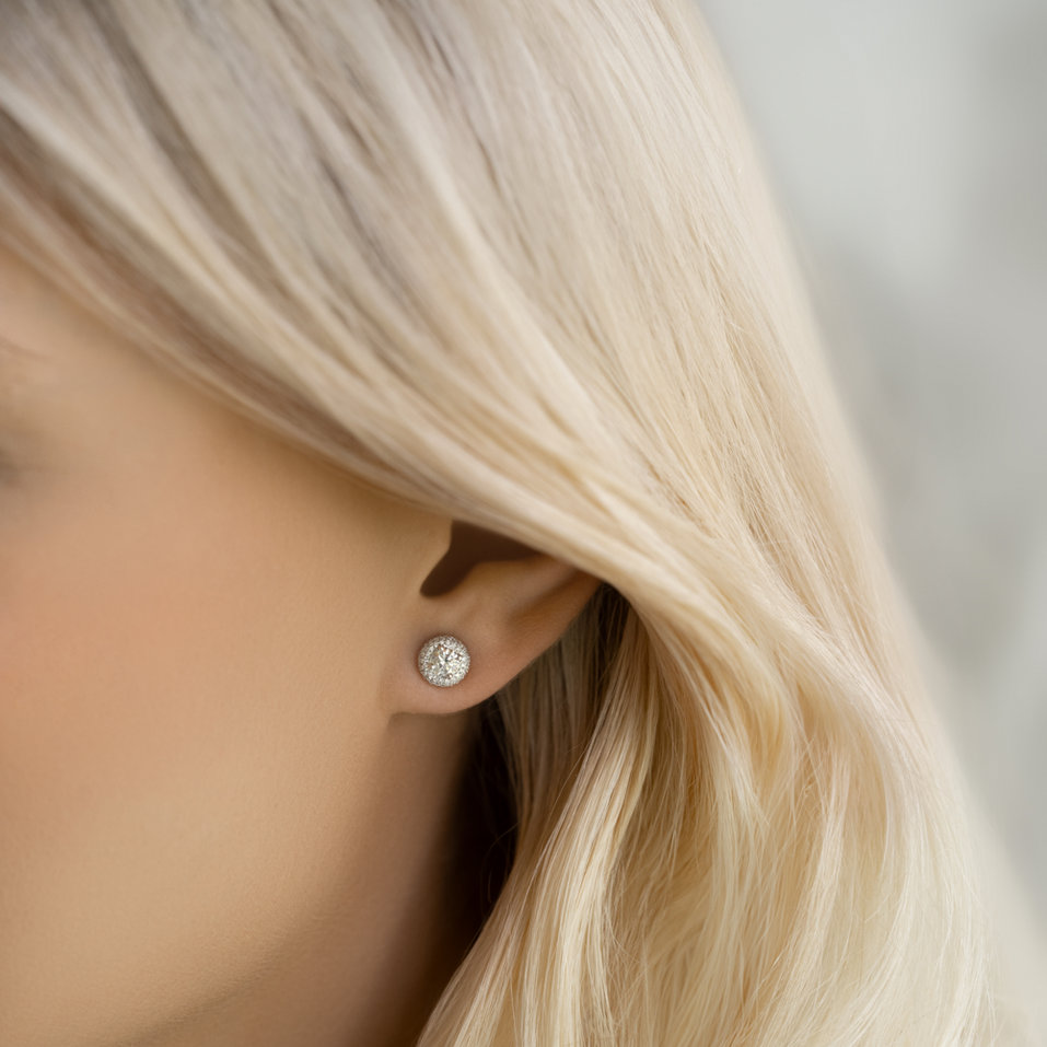 Diamond earrings Sparkling Rain