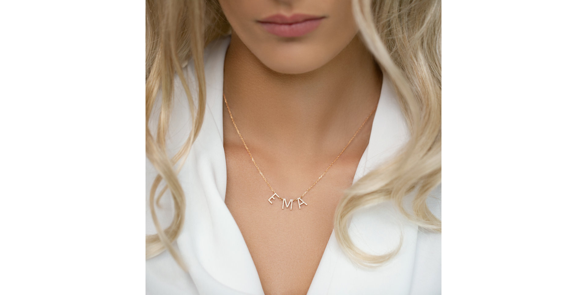 Diamond necklace Ema Shine