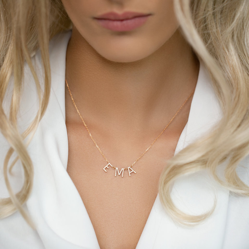 Diamond necklace Ema Shine