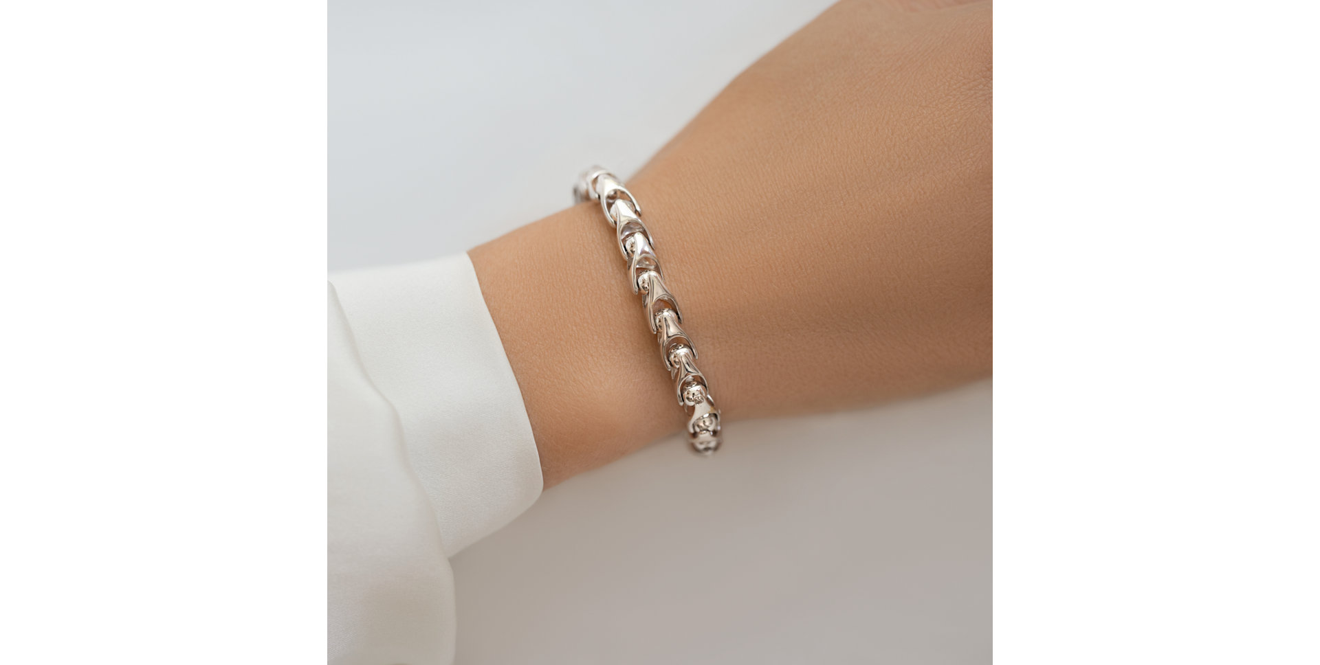 Bracelet with diamonds Fabrice
