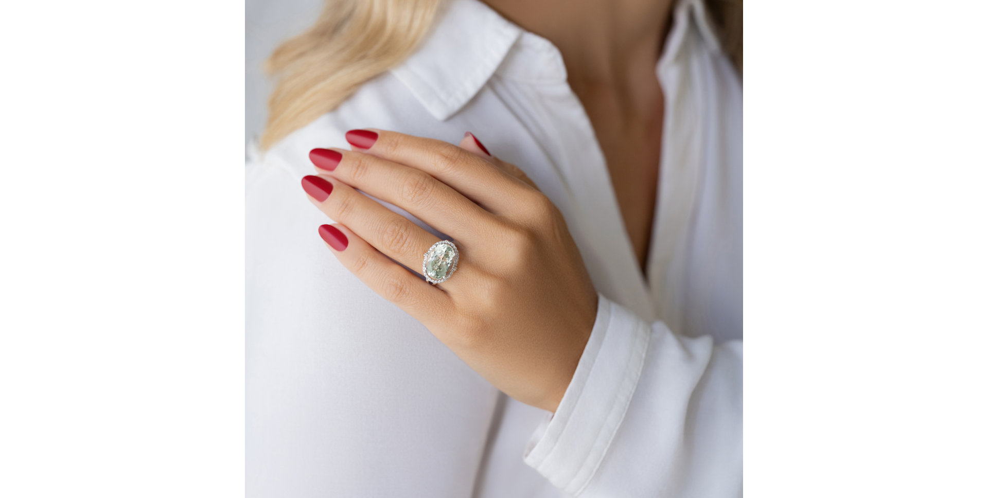 Diamond rings with Amethyst Forest Treasure