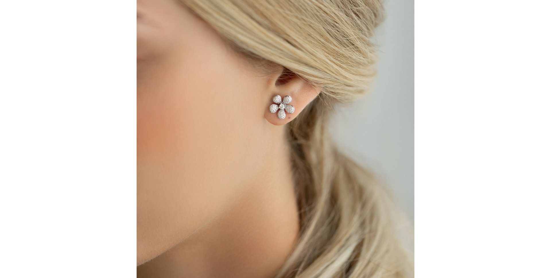 Diamond earrings Flower Dream
