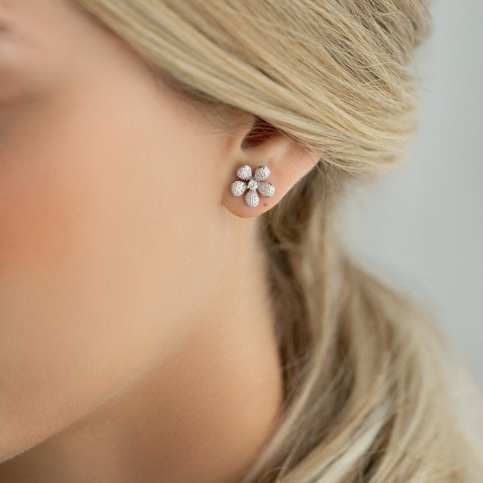 Diamond earrings Flower Dream