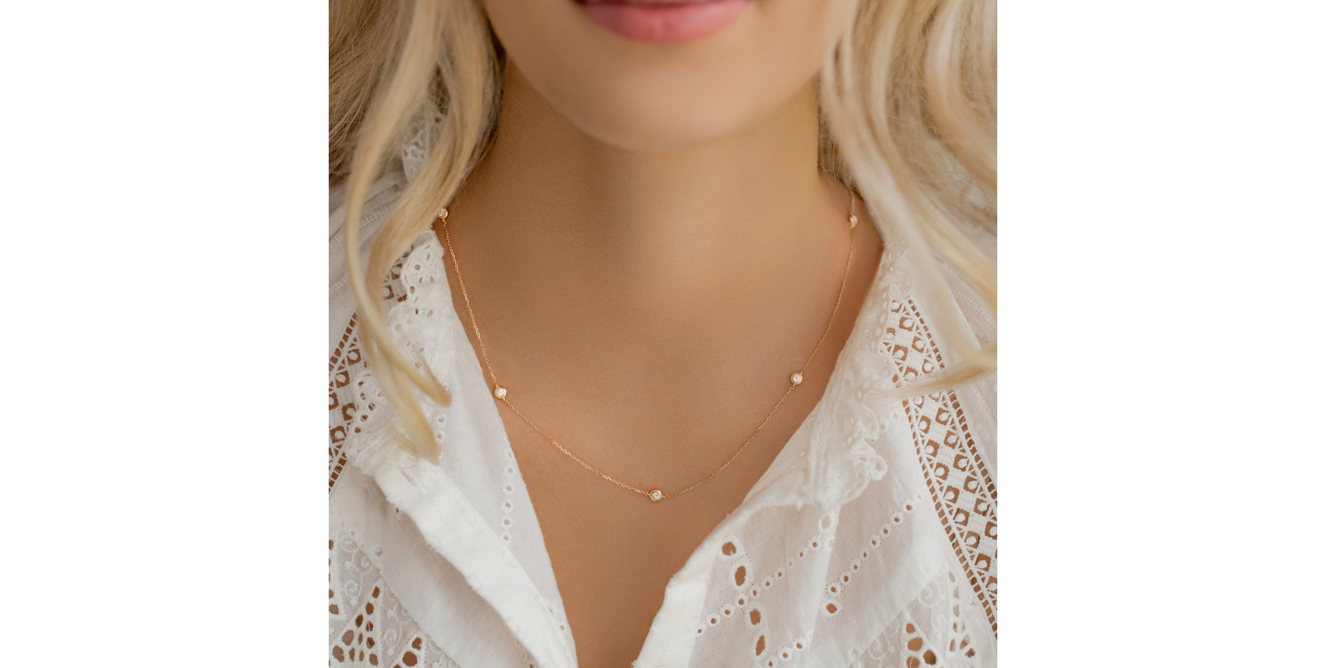 Diamond necklace Dots