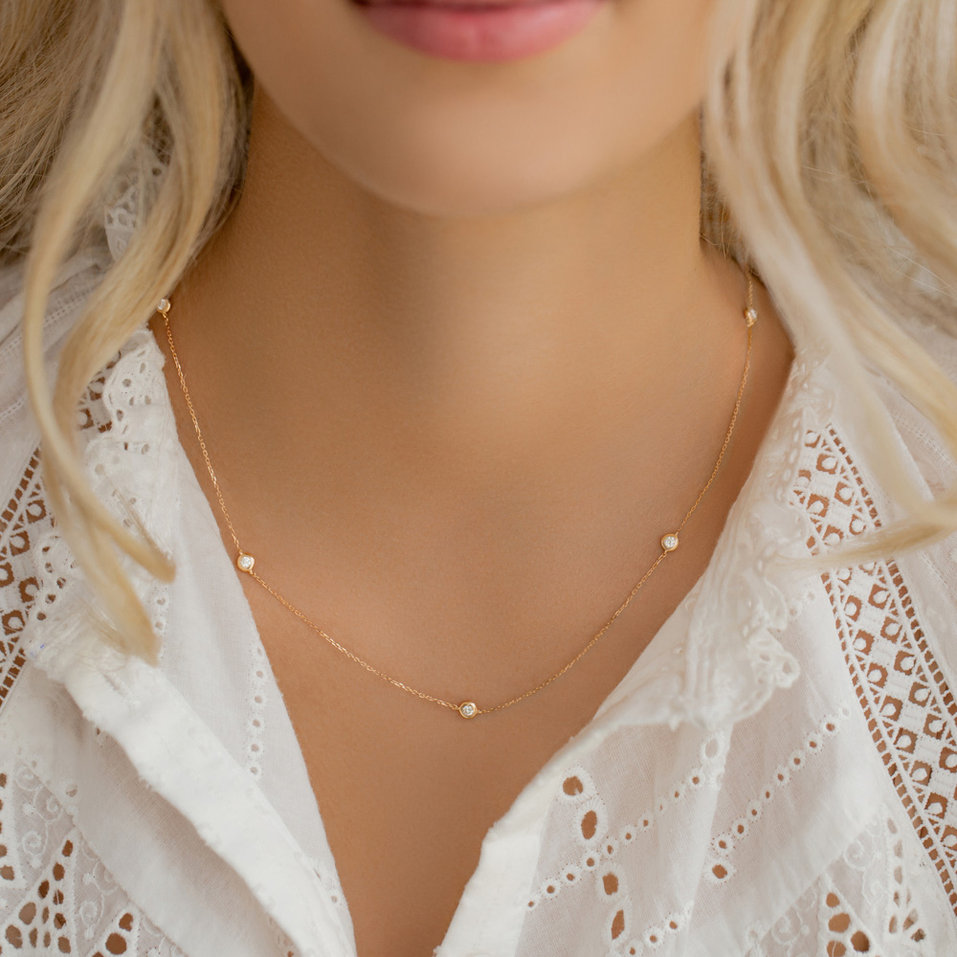 Diamond necklace Dots