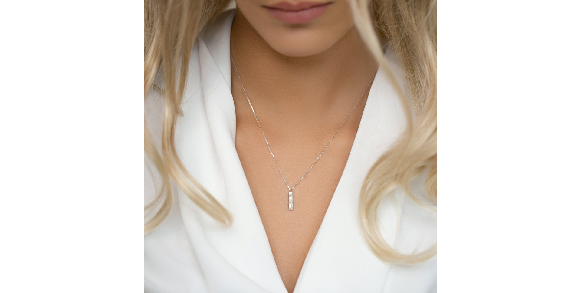 Diamond necklace Butter Straw