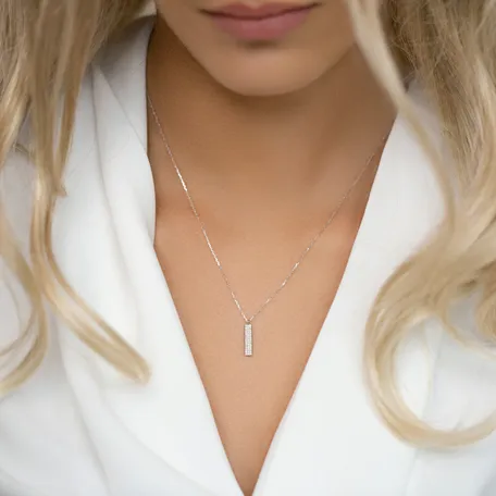 Diamond necklace Butter Straw